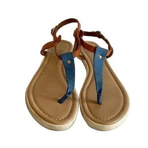 Barbara Barbieri Leather Thong Sandals EU 37 US 7